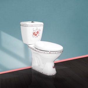 BÀN CẦU TIẾT KIỆM NƯỚC 02 - HOA HC - 24