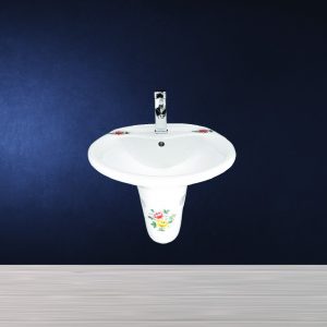 LAVABO TREO TƯỜNG 09 - HOA HC - 05