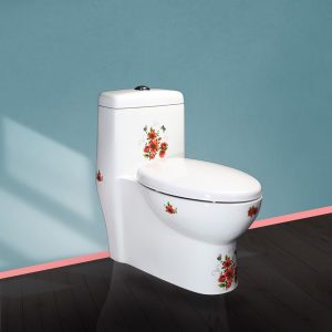 BÀN CẦU TIẾT KIỆM NƯỚC 1010- HOA HC - 09