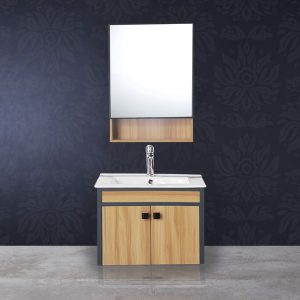 CHẬU LAVABO + TỦ + GƯƠNG + VÒI C012
